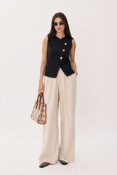 Multi Buttons Vest