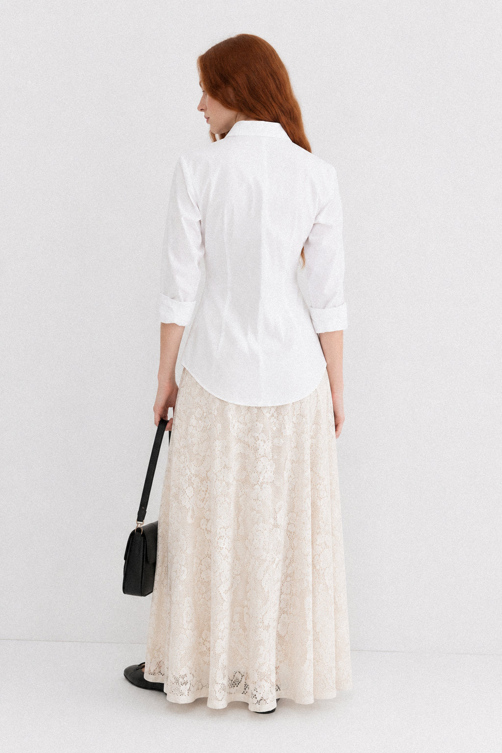 Side Tie Poplin Shirt