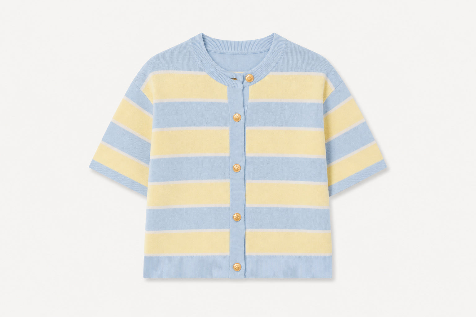 Striped Knit Cardigan
